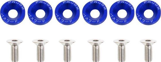 MTuning_F Śrubki z podkładkami uniwersalne JDM 8mm blue