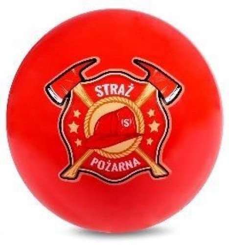 Piłka PVC 230mm Straż pożarna 134319