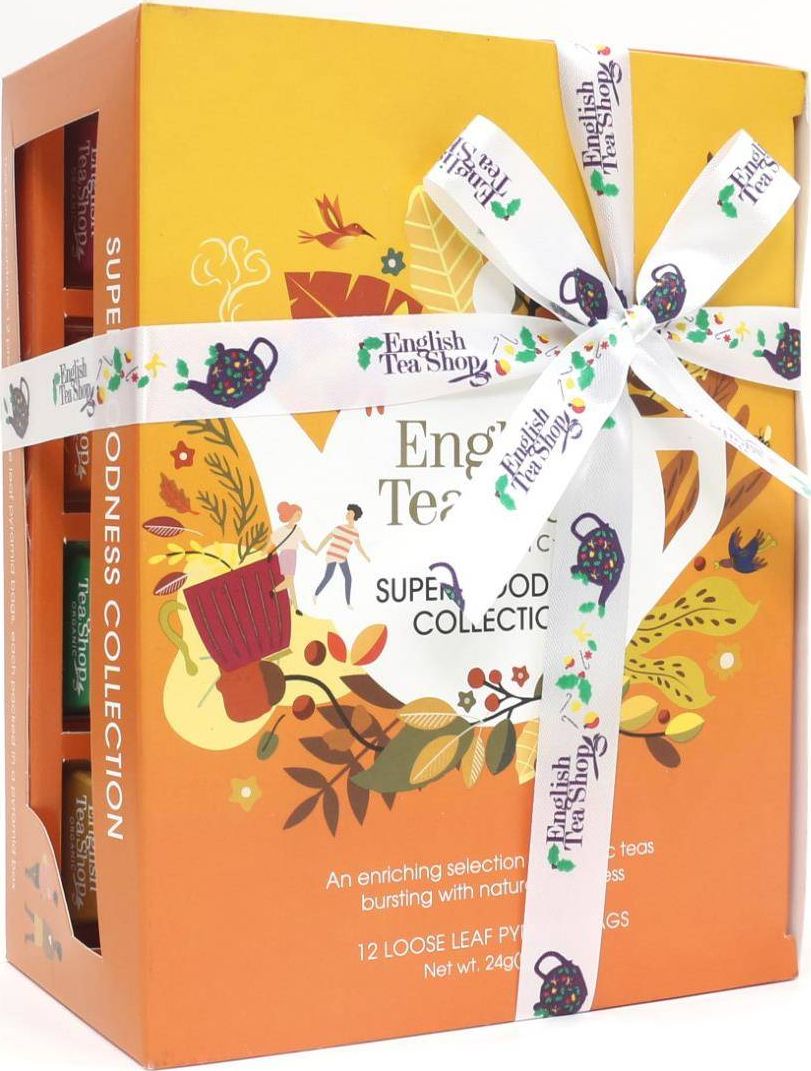 English Tea Shop Zestaw herbat Super Goodness 12 piramidek