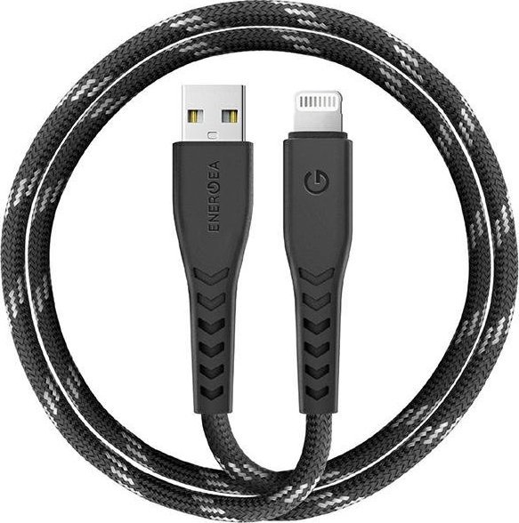 Kabel USB Energea USB-A - Lightning 1.5 m Czarny (CBL-NF-BLK150)