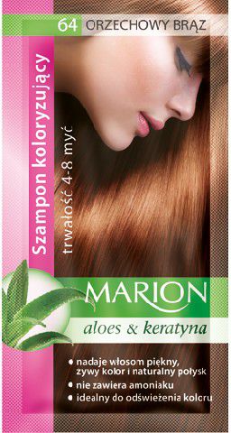 Marion Szampon koloryzujący 4-8 myć nr 64 orzechowy brąz 40 ml