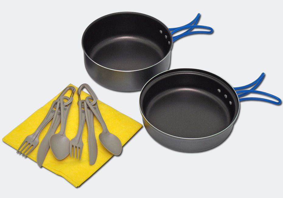 Menażka aluminiowa 4 częściowa 0625 (M0497)