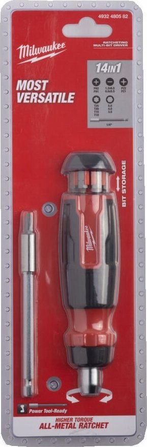 Milwaukee Screwdriver with bits MILWAUKEE 14in1