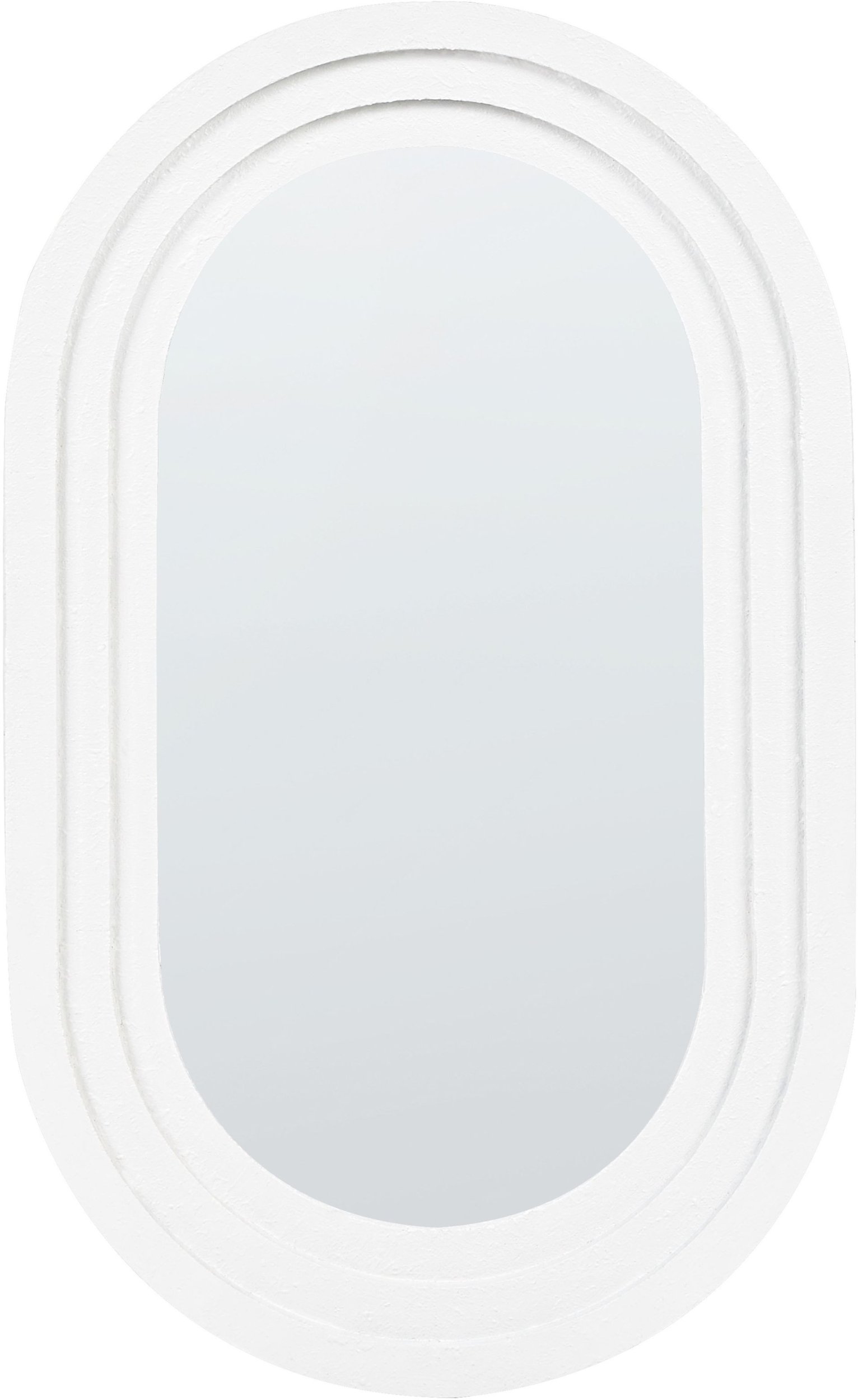 Beliani Lustro ścienne 69 cm Biały MASSILLY