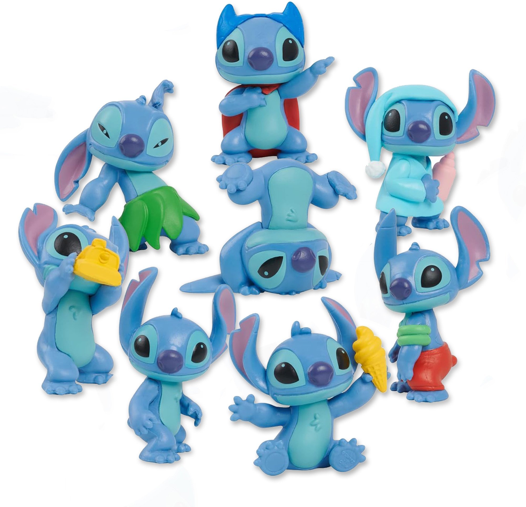 Disney Stitch Figure Set 8 Pack 7 cm