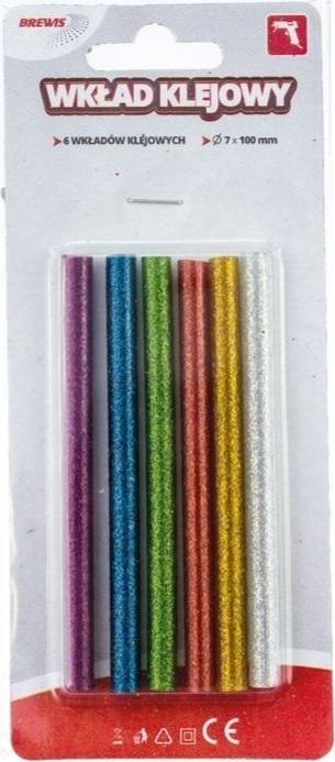 Wkład klejowy kolorowy 6szt
