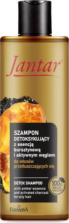 Farmona Jantar szampon z esencją bursztynową i aktywnym węglem do włosów przetłuszczających się 300ml