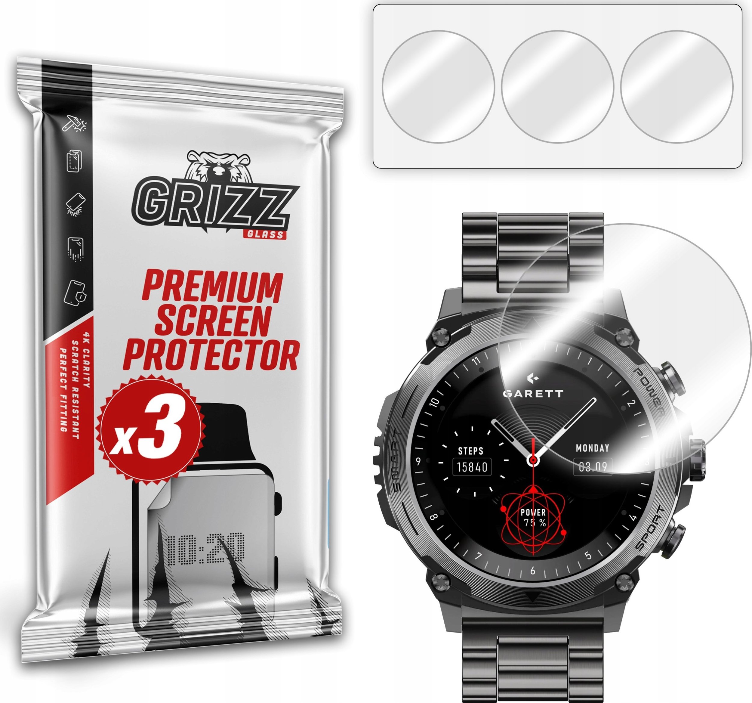 Folia hydrożelowa GrizzGlass Hydrofilm do Garett Atom