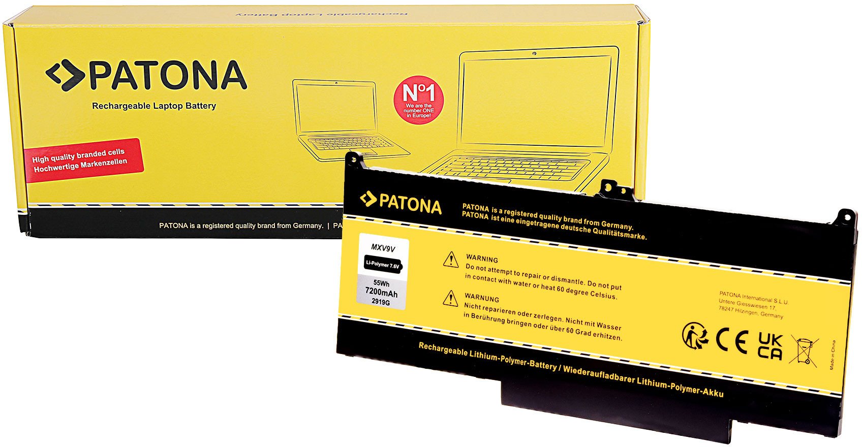 PATONA 2919 części zamienne do notatników Bateria