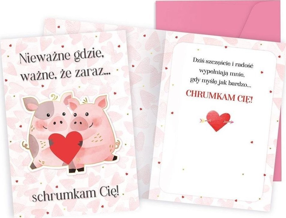 KUKARTKA Karnet B6 Walentynki