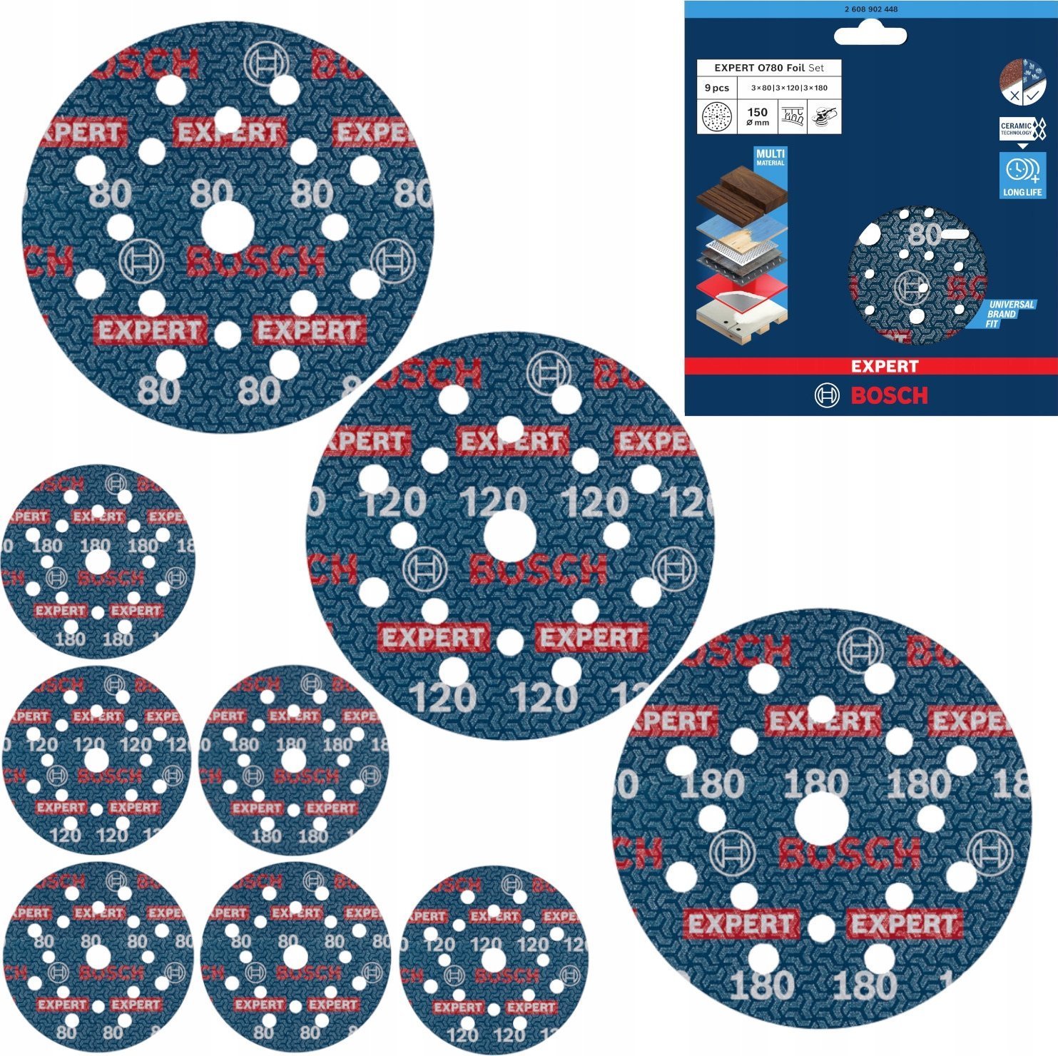 KRÄÅ»EK ÅCIERNY FOLIA EXPERT O780 150MM 9PC