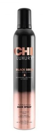 Chi Luxury Spray elastyczny lakier do włosów Black Seed Oil Hair 340g