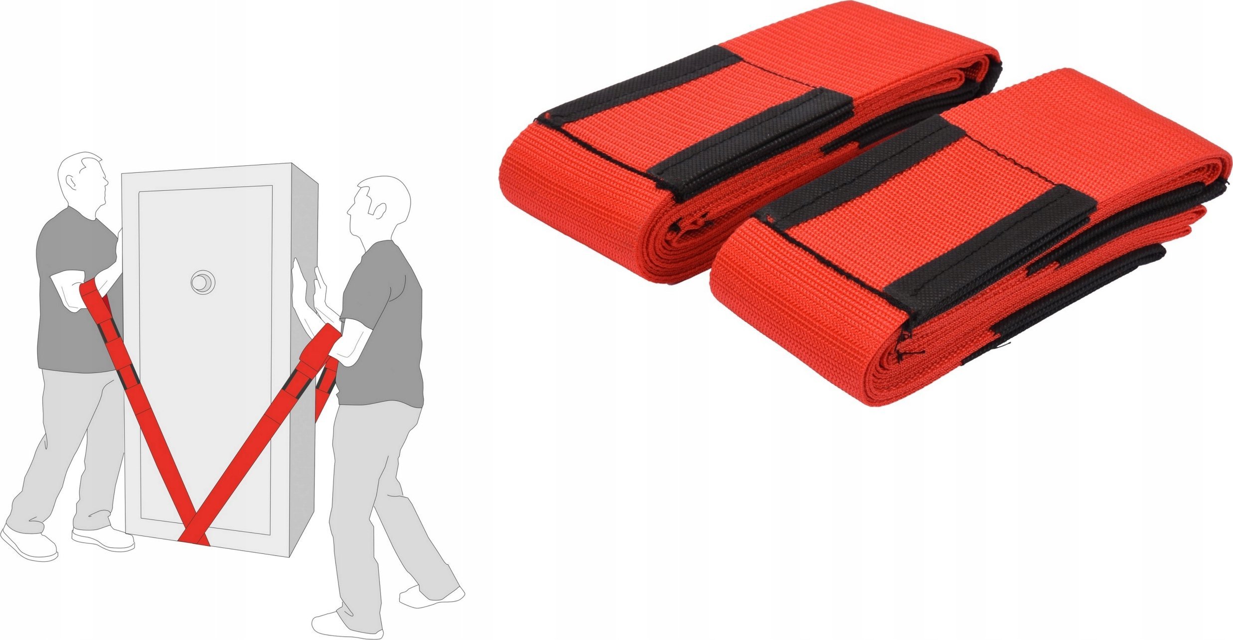 Yato PASY DO PRZENOSZENIA MEBLI 8*280 CM, 2SZT.