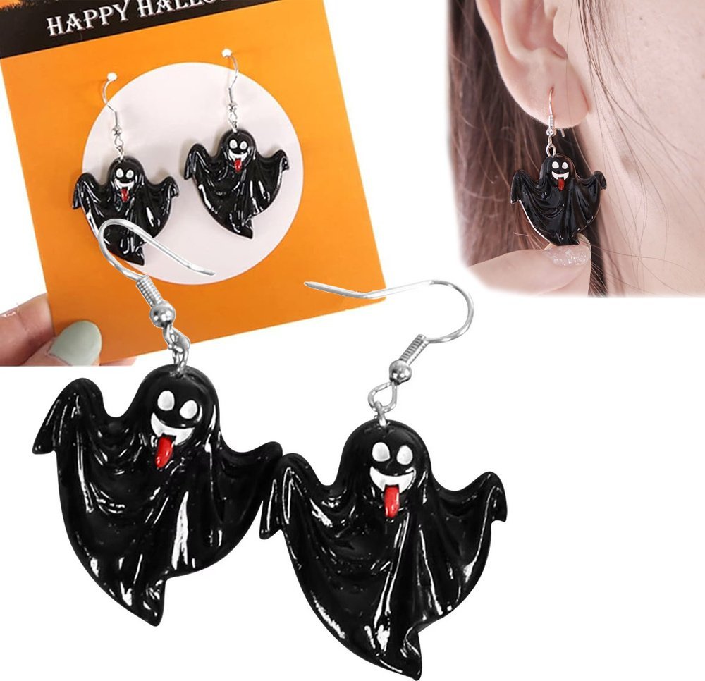 Verk Kolczyki na halloween halloweenowe na imprezę bal duch dynia cukierek oko Kolczyki na halloween halloweenowe na imprezę bal duch dynia cukierek o