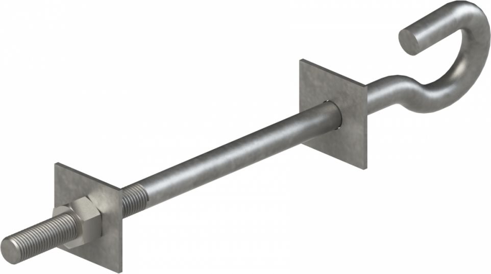 ALPAR Śruba hakowa M20 L-200 OC ocynkowana (S3021)