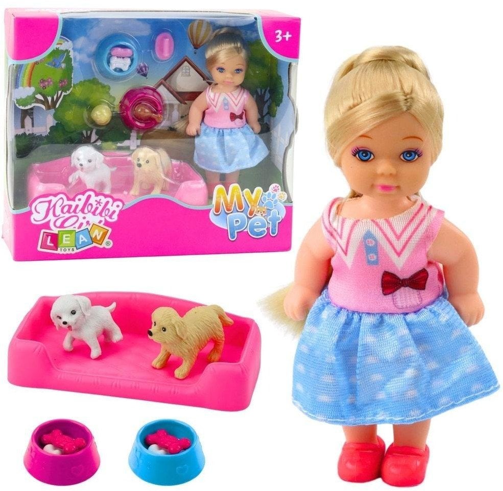 Laleczka z dwoma pieskami