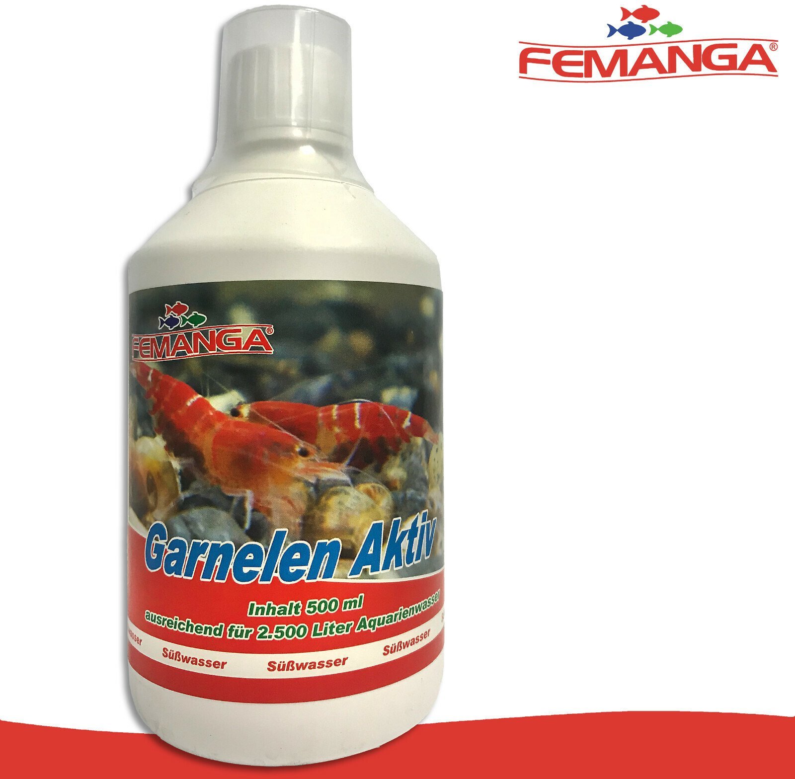 Femanga, Garnelen Aktiv, Preparat mineralny dla krewetek s�odkowodnych, 500ml
