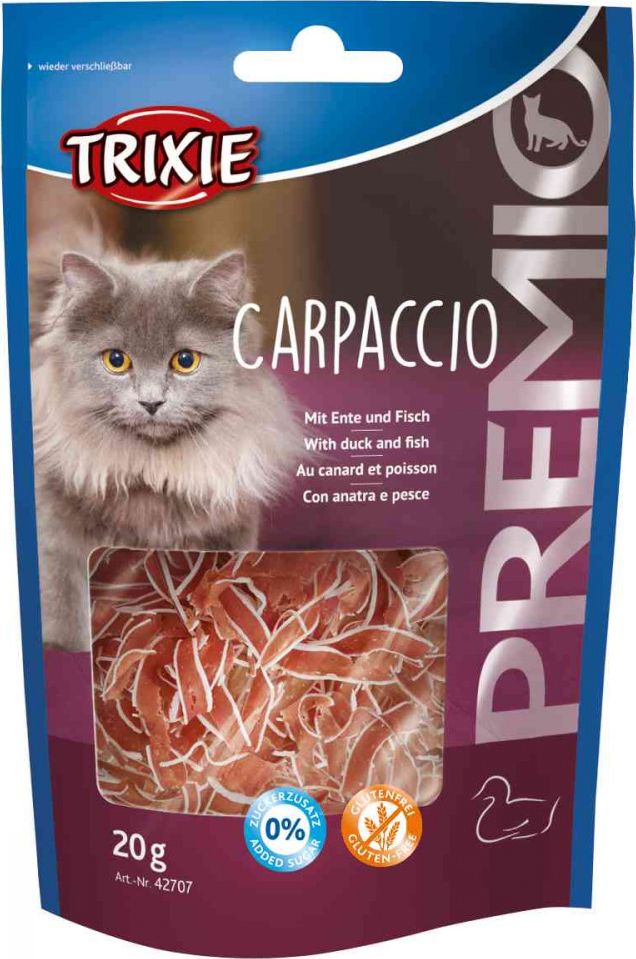 Trixie Przysmak PREMIO Carpaccio z kaczką i dorszem, 20 g (TX-42707)
