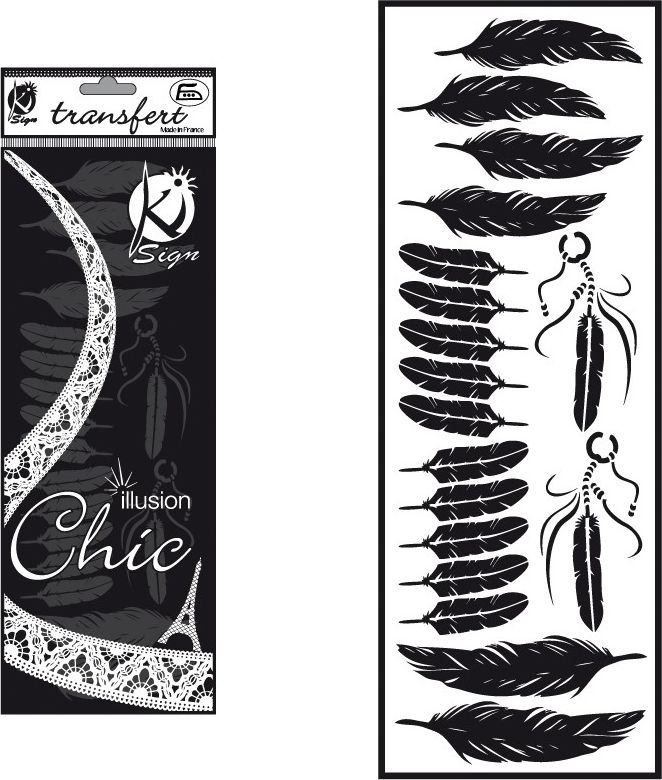 Ki-Sign Naprasow. welwetowa Czarna Pióra