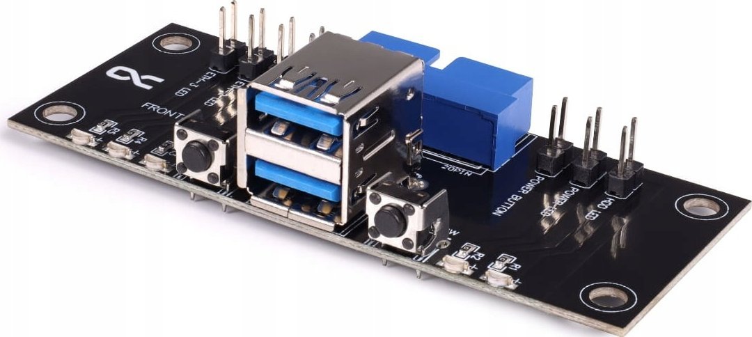 Alphacool Alphacool ES Front I/O-Panel mit USB 3.0 und Kabelsatz für Servergehäuse