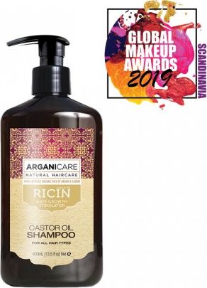 Arganicare Arganicare Castor Oil Szampon stymulujący porost włosów 400 ml