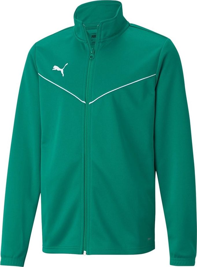 Puma Bluza dla dzieci Puma teamRISE Training Poly Jacket Jr zielona 657393 05 128cm