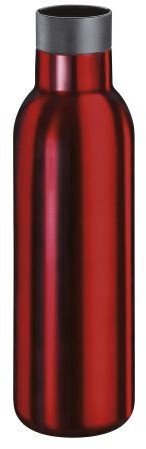 Cilio Butelka termiczna Deluxe, stal nierdzewna, 0,45 l, śred. 7 x 23 cm, czerwona