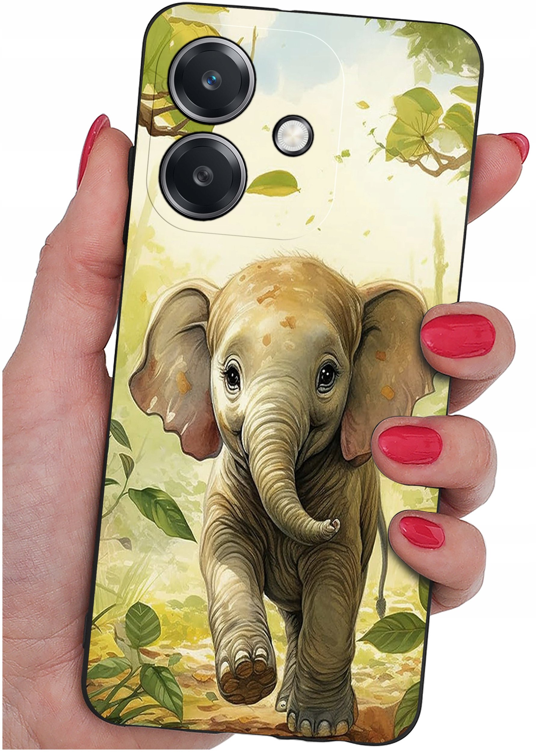 Etui do Oppo A40 | A40M | WZORY | SILIKONOWE MATT SZKŁO 9H