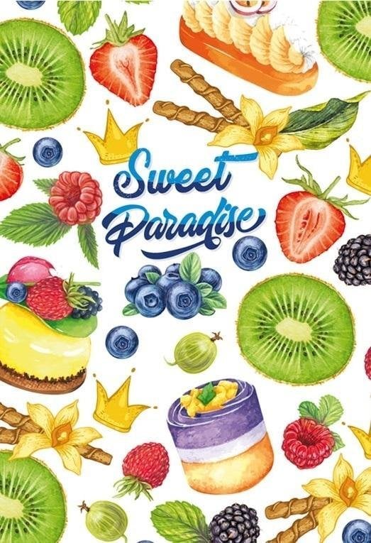 Fresh Notatnik ozdobny 143x210/80K kratka Owoce