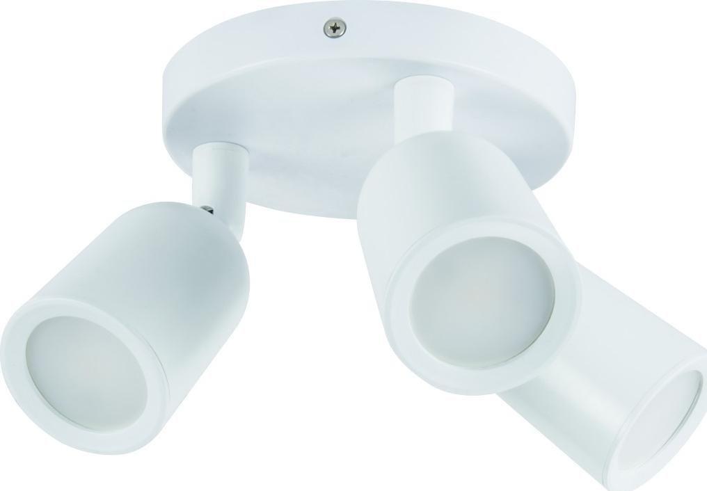 Lampa sufitowa IDEUS Białe reflektorki BOGNA 03986 Ideus nowoczesna lampa do jadalni