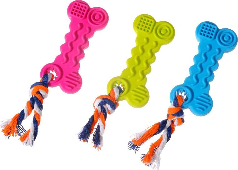 Nobleza Zabawka ciasteczka TPR z bawełnianym sznurkiem Zabawka ciasteczka TPR z bawełnianym sznurkiem