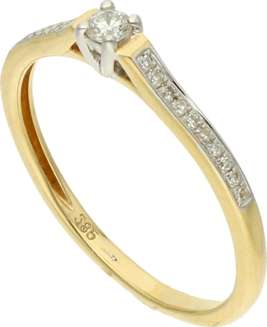 Rosanto Złoty pierścionek z brylantem roz. 12 585 14k