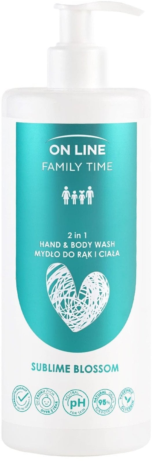 ON LINE Family Time Mydło do rąk i ciała 2w1 - Sublime Blossom 500 ml