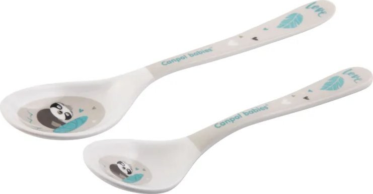 Canpol Łyżki melaminowe Exotic Animals 2 szt. szary 4/530 Canpol babies