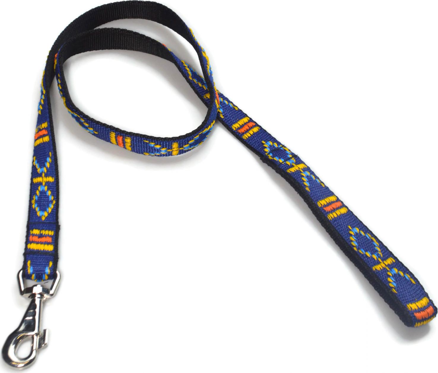 Alizoo Podwójna smycz dla psa indiańska 25mm/130cm - ALIZOO