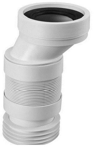 PRZYLACZE WC ELASTYCZNE Z PRZESUNIECIEM 40MM