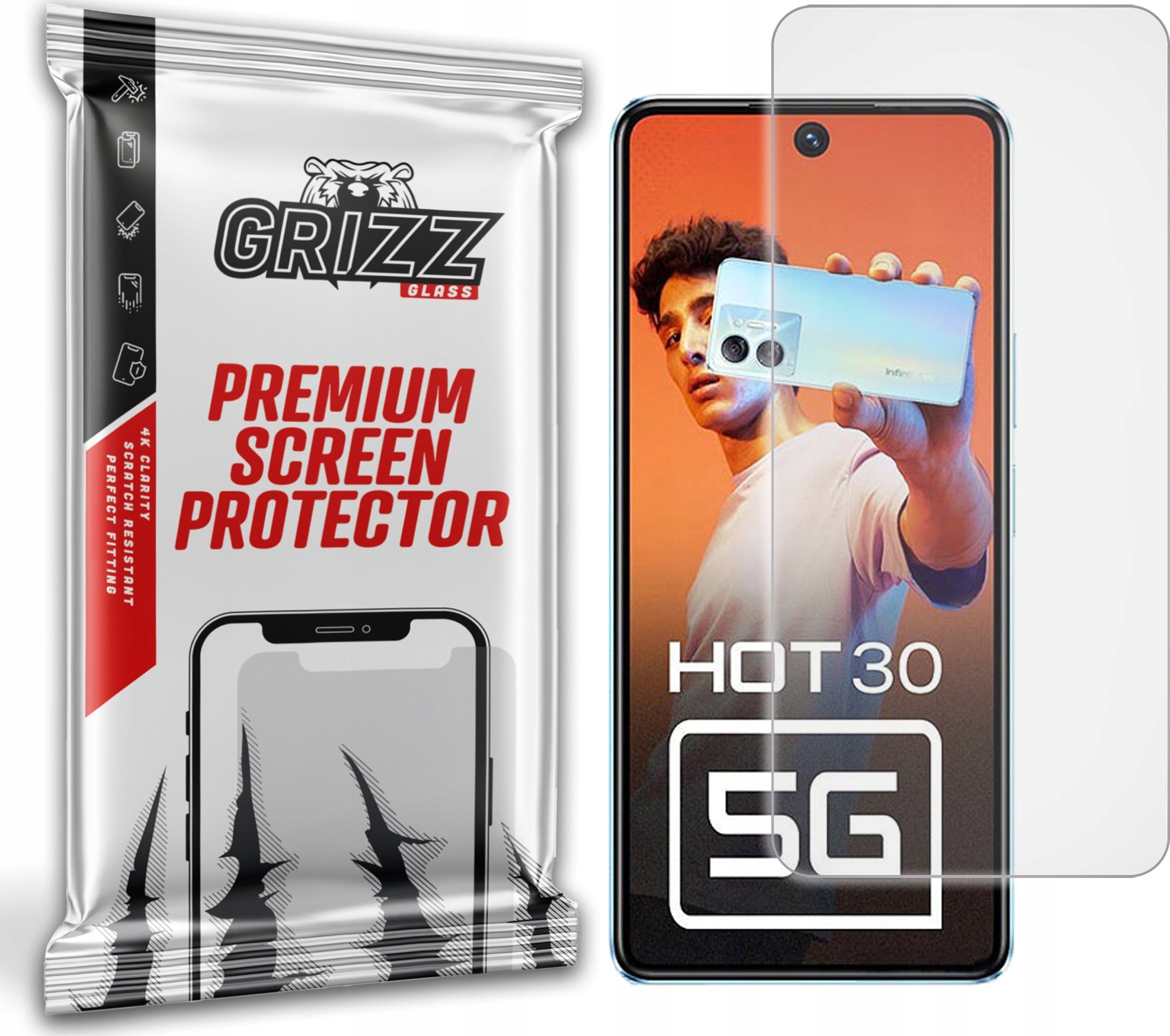 GrizzGlass Folia matowa GrizzGlass PaperScreen do Infinix Hot 30 5G