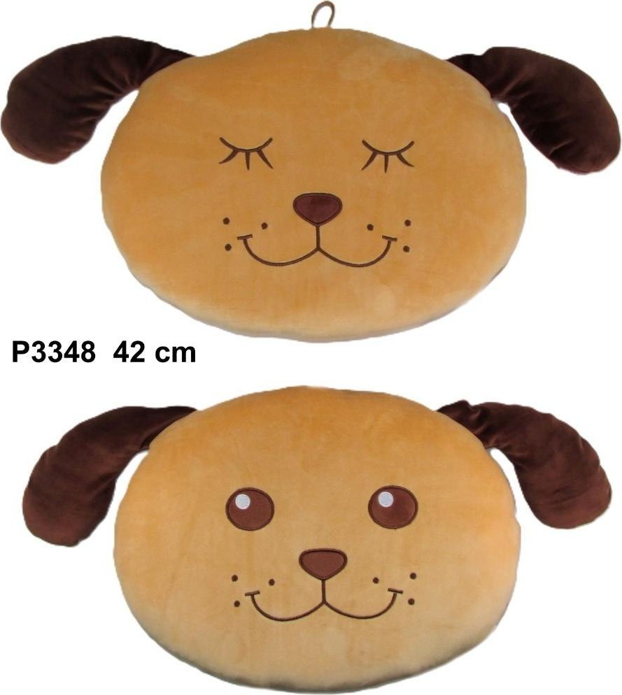 Poduszka pies brązowy 42cm MIX