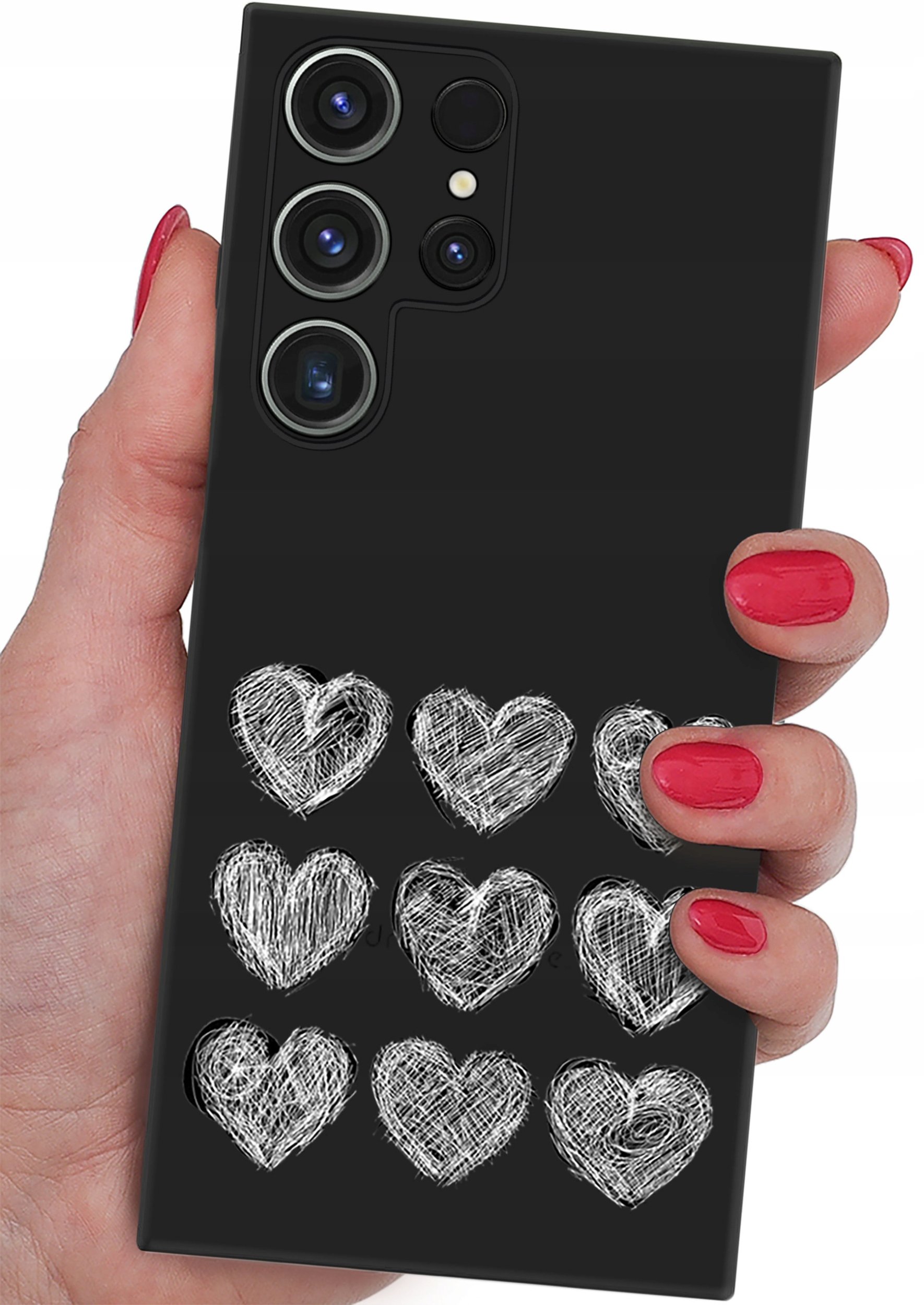 ETUI do Samsung Galaxy S24 Ultra CASE WZORY SOFT MATT PLECKI + SZKŁO 9H