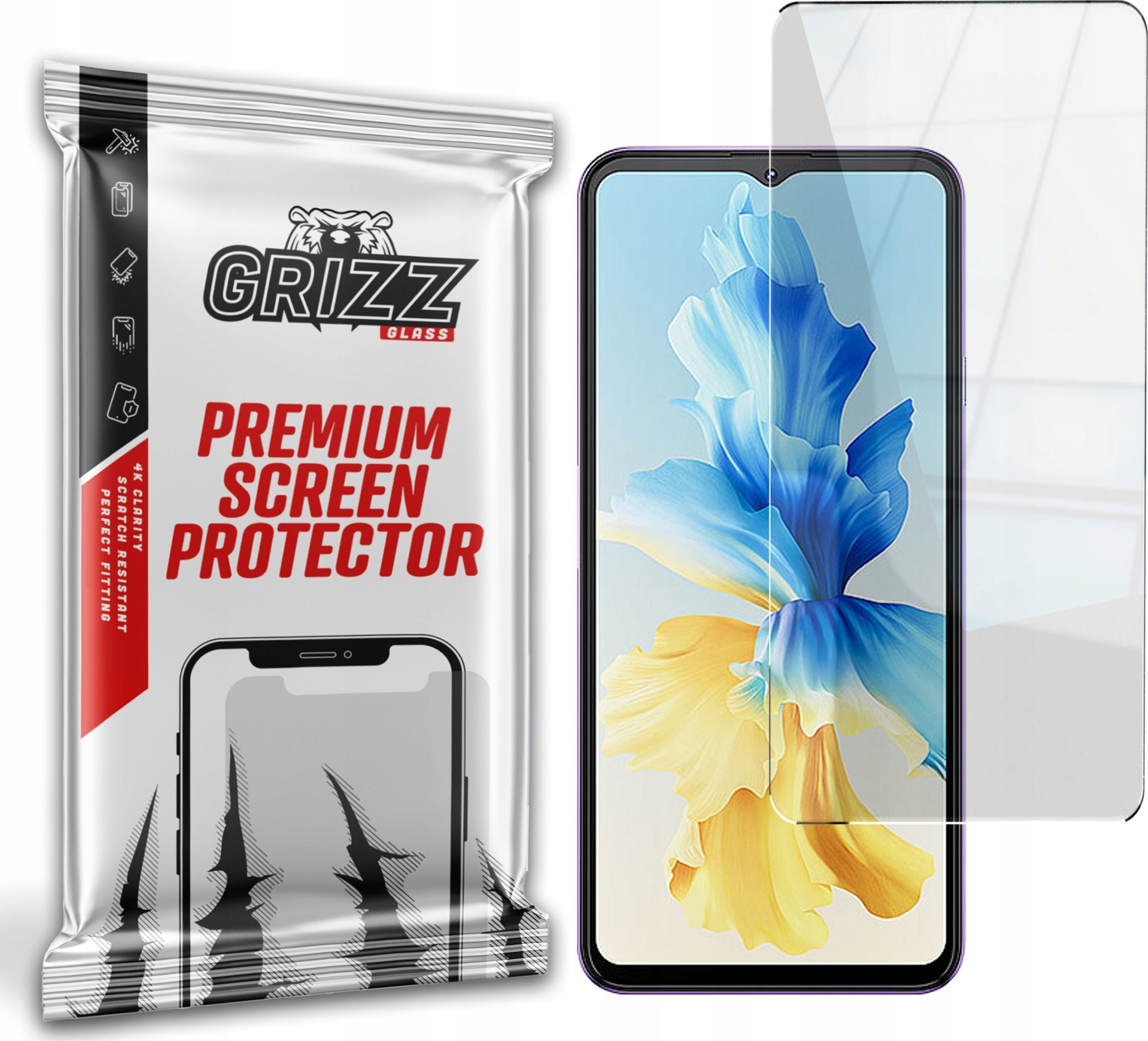 GrizzGlass Szkło hybrydowe GrizzGlass HybridGlass do Cubot Note 40