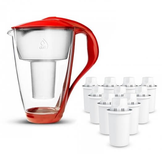 Szklany dzbanek Dafi CRYSTAL 2l makowy 10 Classic