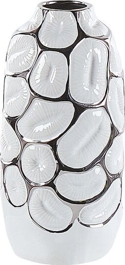 Wazon dekoracyjny ceramiczny 28 cm biały CENABUM!