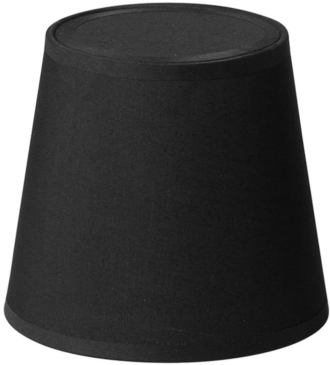 LAMPESKÆRM EMMA DOMUS HØJDE 13,5 CM SORT