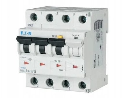 Wyłącznik kombinowany 6kA serii FRBm6 FRBM6-C16/3N/003 170992