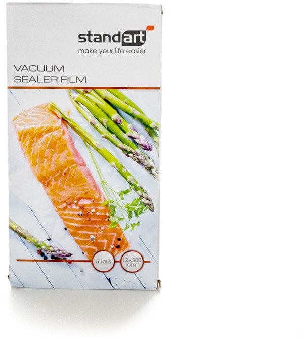 VACUUM SEALER ROLLS STANDART 5PCS 12X300