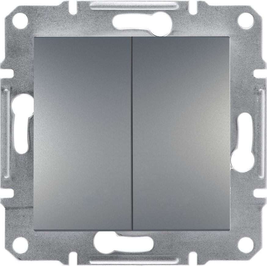 Schneider Electric Łącznik świecznikowy Asfora bez ramki stal (EPH0300162)