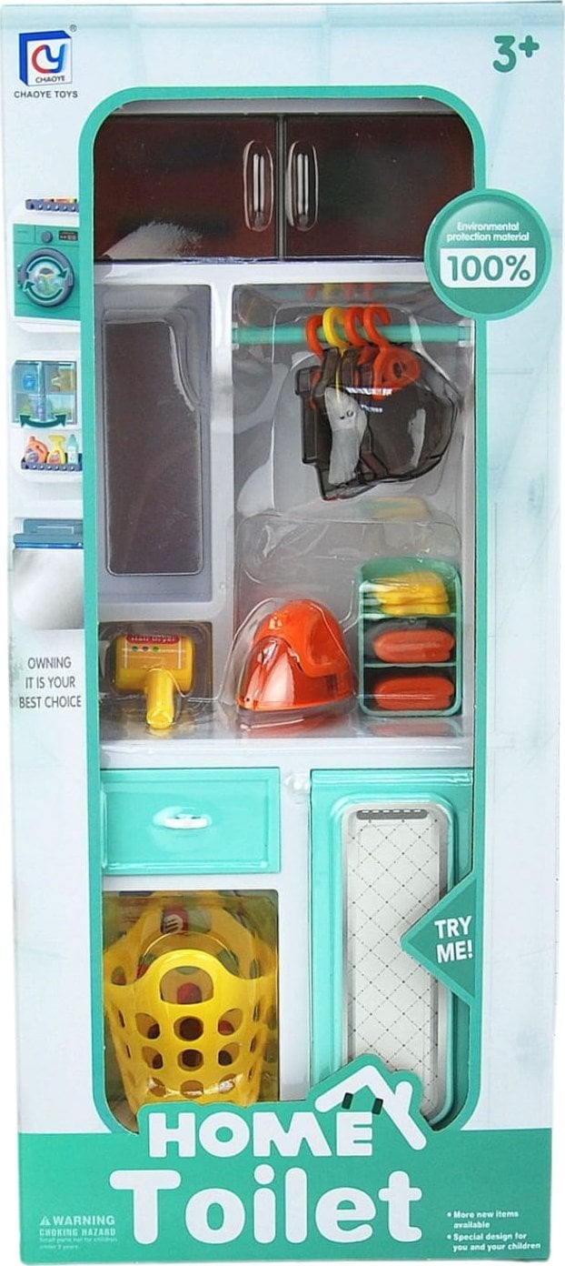 MEBLE ŁAZIENKOWE AKCESORIA DLA LALEK W PUDEŁKU