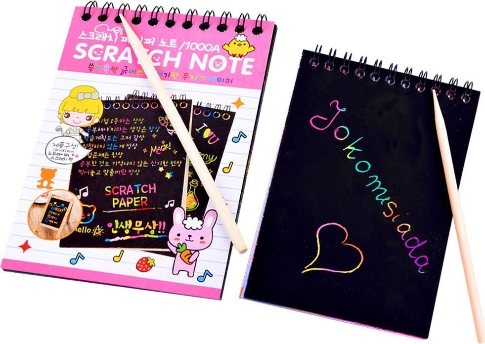 Jokomisiada Notes Tęczowa zdrapywanka z rysikiem ZA3913