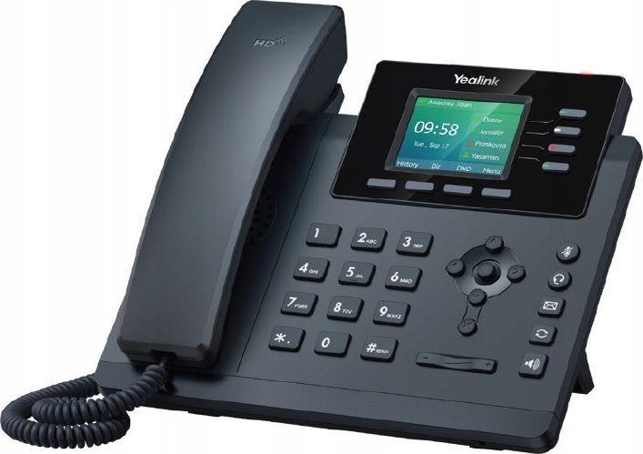 Telefon Yealink YEALINK T34W - Telefon IP / VoIP T33 z zasilaczem ulepszony o WiFi