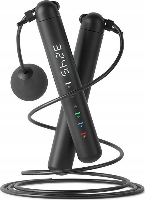 Inteligentna Skakanka Fitness Wyświetlacz Led Trening Domowa Siłownia